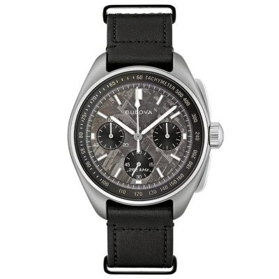 Bulova® Chronograph 'Lunar Pilot - Meteorite Archive Series Limited Edition' Men's Watch 96A312