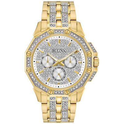 Bulova® Multi Dial 'Crystal Octava' Men's Watch 98C126