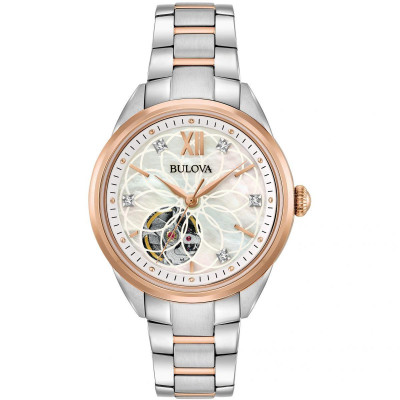 Bulova® Analogue 'New Automatic' Women's Watch 98P170