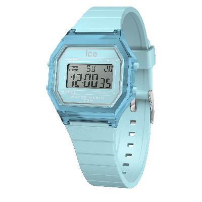 Ice Watch® Digital 'Ice Digit Retro - Sky Blue - Clear' Child's Watch (Small) 022888