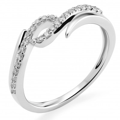 Women's Whitegold 18C Ring - Silver RD-3221