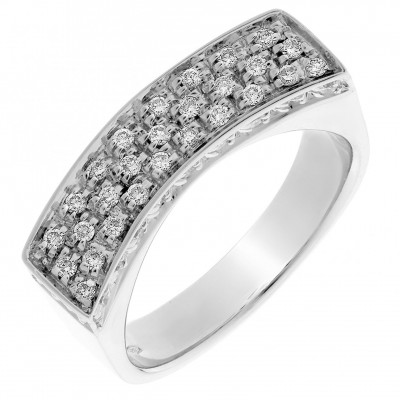 Women's Whitegold 18C Ring - Silver RD-33194