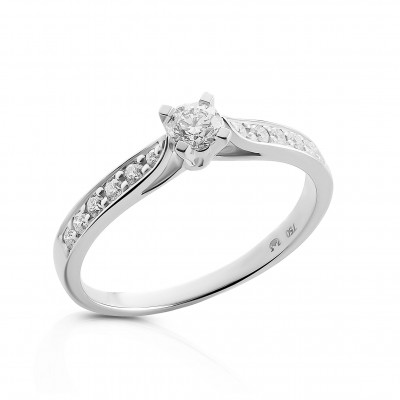 Women's Whitegold 18C Ring - Silver RD-3929/1