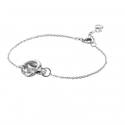 Women's Sterling Silver Bracelet - Silver ZA-7052