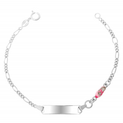 'Megane' Child Unisex's Sterling Silver Bracelet - Silver ZA-7136