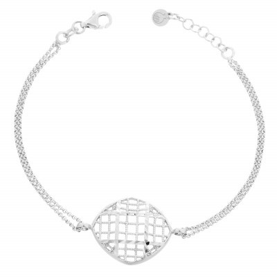 'Lilla' Women's Sterling Silver Bracelet - Silver ZA-7190