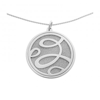 'Serena' Women's Sterling Silver Chain with Pendant - Silver ZH-7096