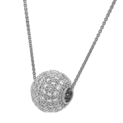 Women's Sterling Silver Chain with Pendant - Silver ZH-7235