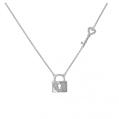 Women's Sterling Silver Necklace - Silver ZK-7022
