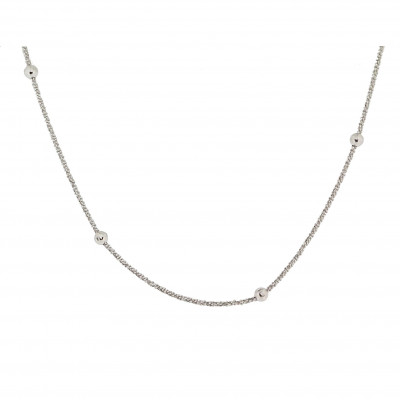 Women's Sterling Silver Chain without Pendant - Silver ZK-7201