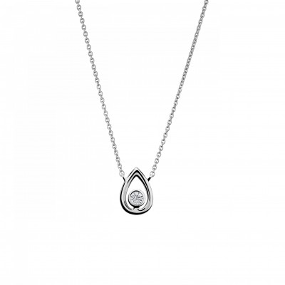 'Ellie' Women's Sterling Silver Necklace - Silver ZK-7485