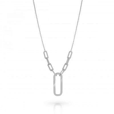 'Essence' Women's Sterling Silver Necklace - Silver ZK-7560