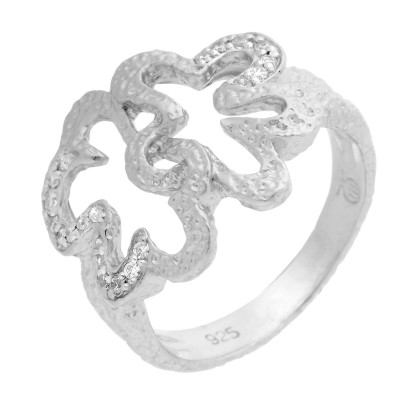 Women's Sterling Silver Ring - Silver ZR-7077