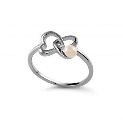 Orphelia® 'Lili' Women's Sterling Silver Ring - Silver ZR-7513 #1