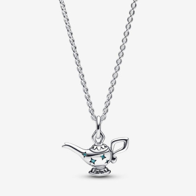 Pandora® Disney x Pandora 'Disney Aladdin' Women's Sterling Silver Chain with Pendant - Silver 392347C01-45