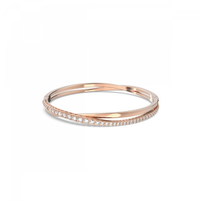 Swarovski® 'Twist' Women's Gold Plated Metal Bracelet - Rose 5620552