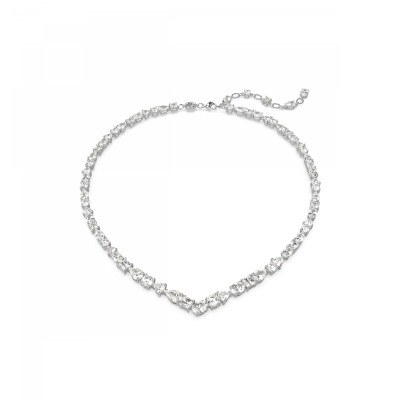 Swarovski® 'Mesmera' Women's Base Metal Necklace - Silver 5665242