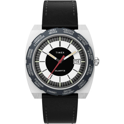Timex® Analogue 'World Time Reissue' Men's Watch TW2V69500
