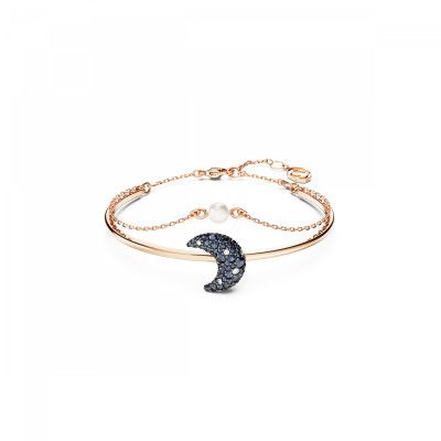 Swarovski® 'Luna' Women's Gold Plated Metal Bracelet - Rose 5671586