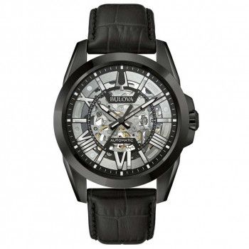 Bulova® Analogue 'Sutton Skeleton' Men's Watch 98A304