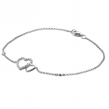 Orphelia® Women's Sterling Silver Bracelet - Silver ZA-7053