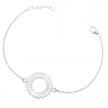 Orphelia® 'Amada' Women's Sterling Silver Bracelet - Silver ZA-7075