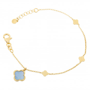 Orphelia® Women's Sterling Silver Bracelet - Gold ZA-7169/G