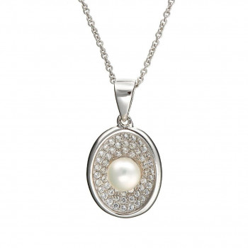 Orphelia® Women's Sterling Silver Chain with Pendant - Silver ZH-4605