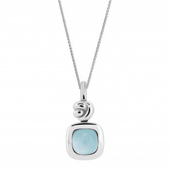 Orphelia® 'Anat' Women's Sterling Silver Chain with Pendant - Silver ZH-7467