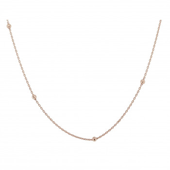 Orphelia® Women's Sterling Silver Chain without Pendant - Rose ZK-7200/RG
