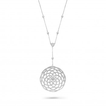 Orphelia® Women's Sterling Silver Chain with Pendant - Silver ZK-7215