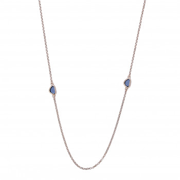 Orphelia® 'Euphemia' Women's Sterling Silver Necklace - Rose ZK-7411