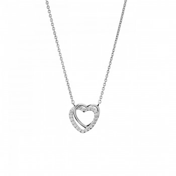 Orphelia® 'Ariana' Women's Sterling Silver Necklace - Silver ZK-7482