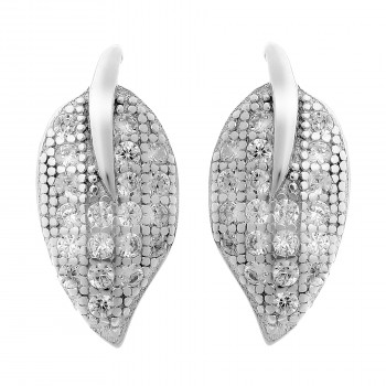 Orphelia® 'Ruth' Women's Sterling Silver Stud Earrings - Silver ZO-7220