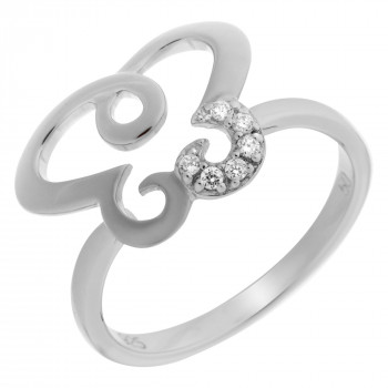 Orphelia® Women's Sterling Silver Ring - Silver ZR-7088 #1