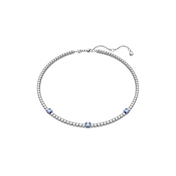 Swarovski® 'Matrix' Women's Base Metal Necklace - Silver 5666167