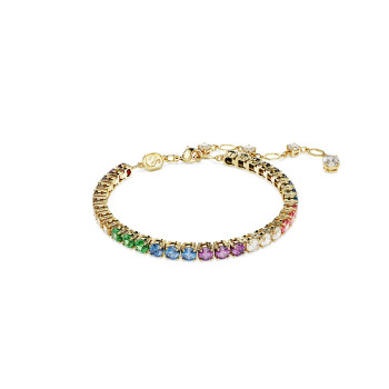 Swarovski® 'Capsule Pride' Women's Gold Plated Metal Bracelet - Gold 5685691