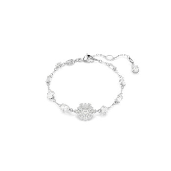 Swarovski® 'Idyllia' Women's Base Metal Bracelet - Silver 5691485