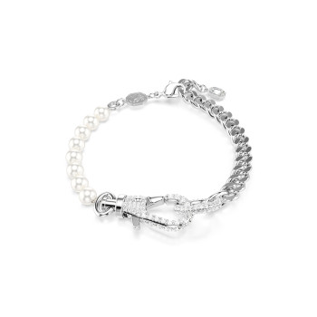 Swarovski® 'Dextera' Women's Base Metal Bracelet - Silver 5696256