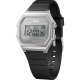 Ice Watch® Digital 'Ice Digit Retro - Metal Silver Mirror - Black' Women's Watch (Small) 022735