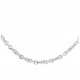 Women's Whitegold 18C Chain without Pendant - Silver KD-2001/2
