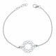 'Jasmine' Women's Sterling Silver Bracelet - Silver ZA-7076