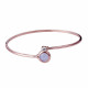 'Nina' Women's Sterling Silver Bracelet - Rose ZA-7406