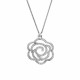 Women's Sterling Silver Chain with Pendant - Silver ZH-7303