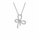 Women's Sterling Silver Chain with Pendant - Silver ZH-7351