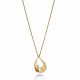 'Etoile' Women's Sterling Silver Chain with Pendant - Gold ZH-7524/G