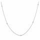 Women's Sterling Silver Chain without Pendant - Silver ZK-7200