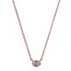 'Robin' Women's Sterling Silver Necklace - Rose ZK-7434