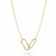 'Rose' Women's Sterling Silver Necklace - Gold ZK-7561/G