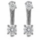 'Lykke' Women's Sterling Silver Drop Earrings - Silver ZO-7128